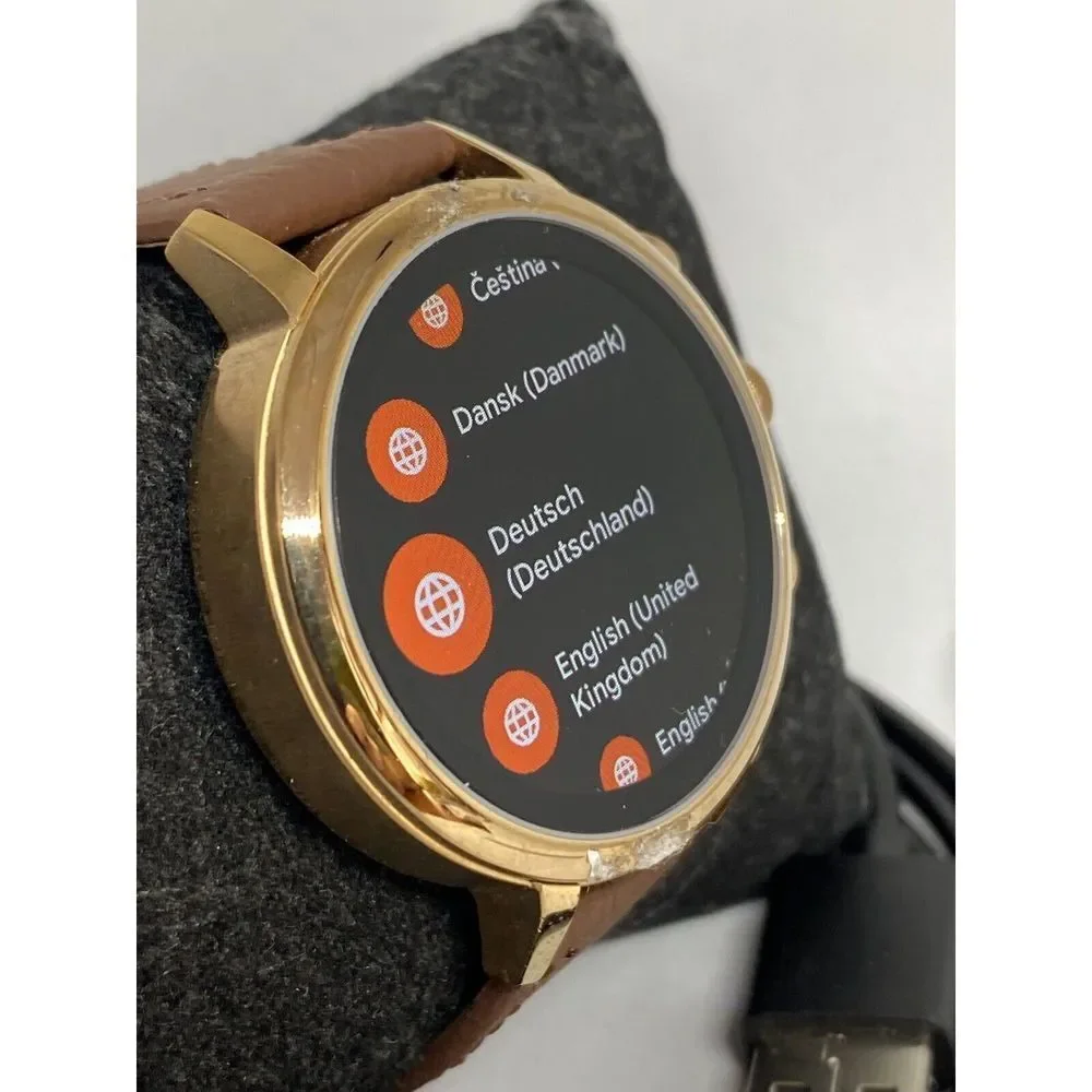 Fossil Gen 4 Authentic Digital Dial Smart Watch Custom Band FTW6018 LT287